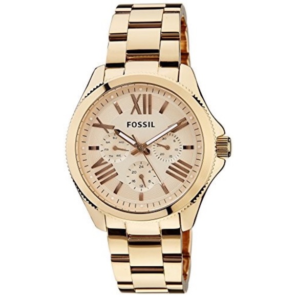 Fossil Accessories - Fossil Cecile Rose Dial Rose Gold Tone Watch 💛